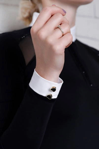 Koszula konkursowa Fleur de Lys Poppy - czarna