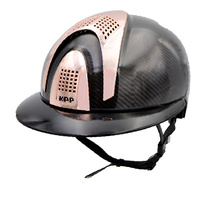 Kask KEP Carbon Helmet E-Light Shine Black / 3 Rose Gold Inserts - Black