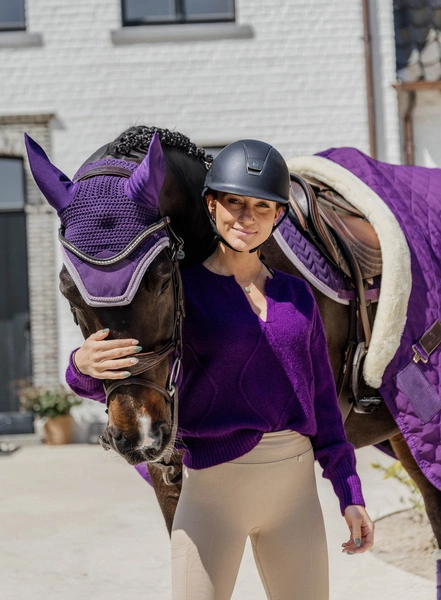 Kentucky derka stajenna Show 160 g - fioletowa