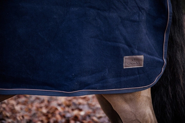 Kentucky półderka do jazdy Quater Rug Heavy Fleece - granatowa