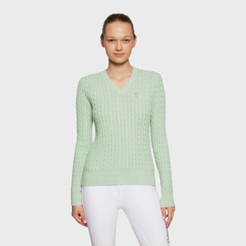 Sweter Samshield Lisa Twisted - pistacjowy