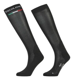 Skarpety Equiline Silver Plus Ag+ Light - czarne