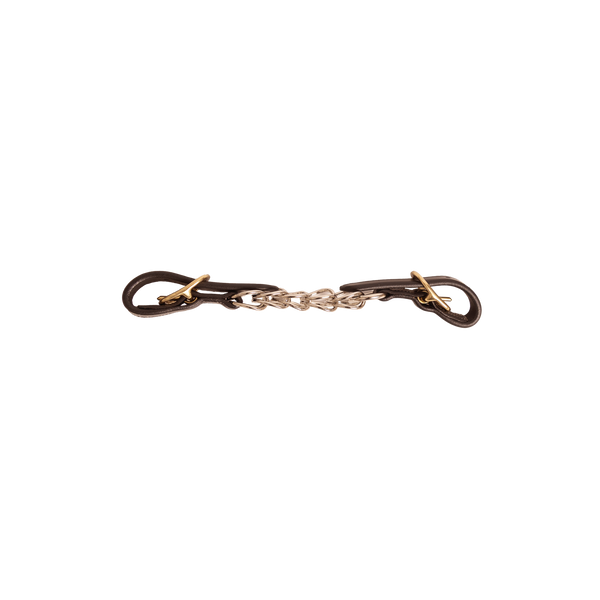 Dy'on łańcuszek do Hackamore Chain Single D Collection - brązowy