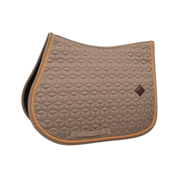 Kentucky czaprak Classic Custom - beżowy z pomarańczowym sznureczkiem