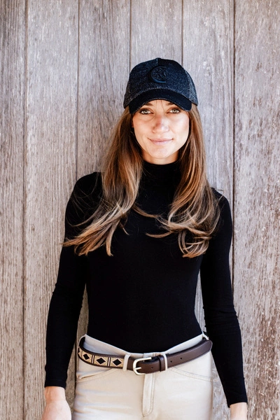 Kentucky czapka Glitter - czarna