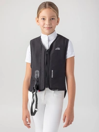 Dziecięca kamizelka ochronna wybuchowa Equiline Airbag KID - czarna