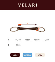 Velari wędzidło Snaffle Flex Loose Ring Hard 20 mm
