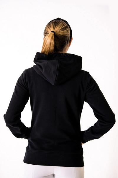 Bluza Febro Ready to Ride by @gosiakoszi - czarna z błękitnymi dodatkami