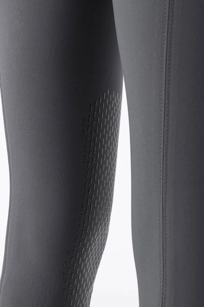 Damskie bryczesy Equiline Ash z lejem kolanowym - szare