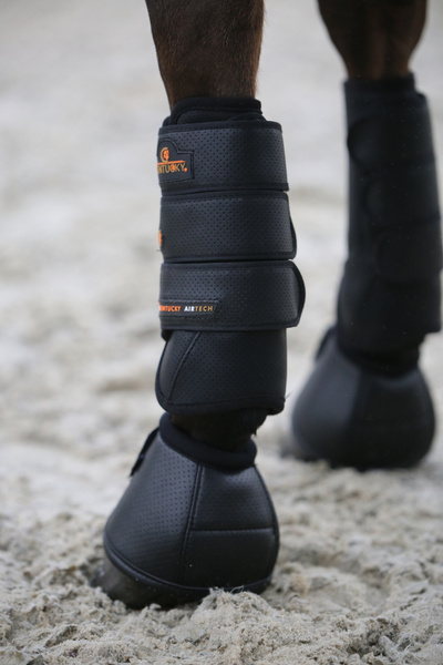  Kentucky ochraniacze na przednie nogi Eventing Air Tech - czarne