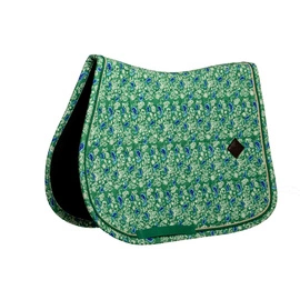 Kentucky czaprak Velvet Printing - zielony/granatowy