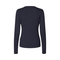 DamskI sweterek Kingsland Classic Ladies V-Neck pullover - granatowy