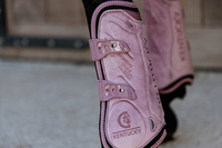 Kentucky Ochraniacze Bamboo Tendon Elastic Velvet na przednie nogi - różowe