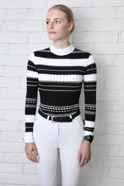 Koszula konkursowa Fleur de Lys Equestrian Chamomile - czarna