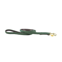 Pleciona smycz Kentucky Nylon 1,2m - ciemny zielony