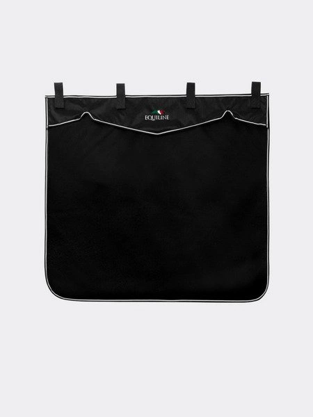 Krótka kurtyna Equiline Wave - czarna