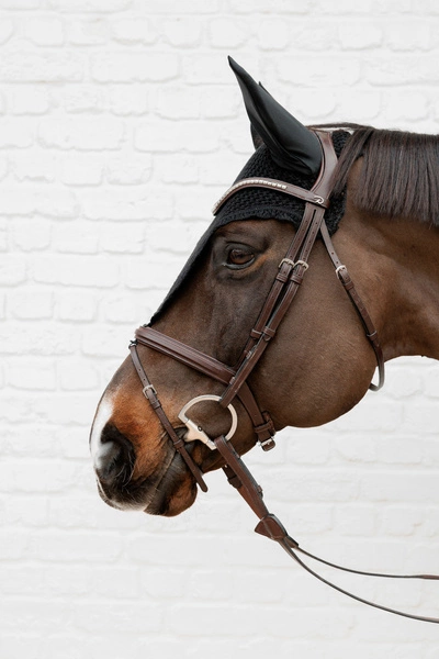 Długie nauszniki Kentucky Fly Veil Long - czarne