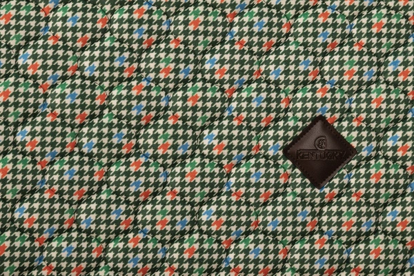 Kentucky czaprak Velvet Pied-de-Poule- ciemny zielony