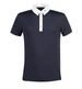 Męska koszula konkursowa z krótkim rękawem Dolph Eqode by Equiline - granatowa