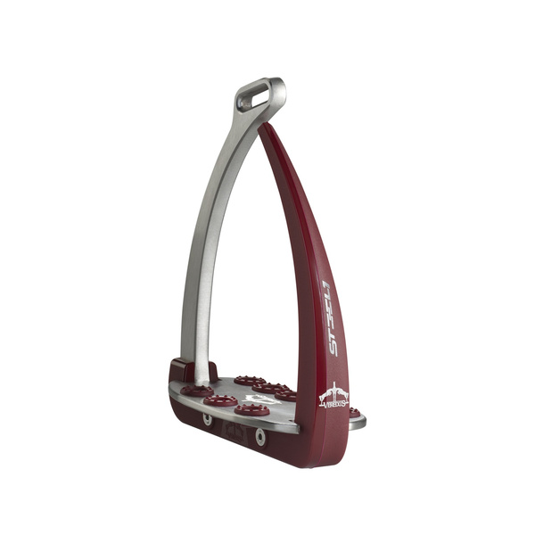Strzemiona Veredus Vita Stirrup Steel1 - bordowe