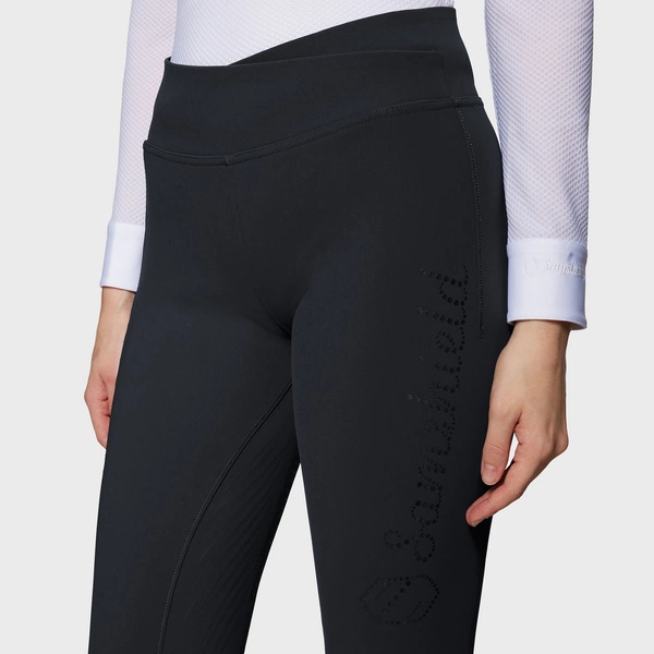 Legginsy z wysokim stanem Samshield Alpha - czarne