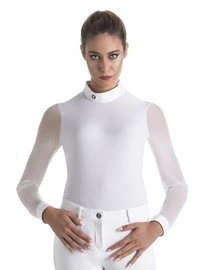 Damska koszula konkursowa z długim rękawem Ego7 Rita ML - biała