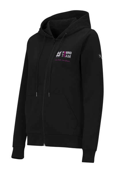 Bluza rozpinana #FebroTeam - czarna