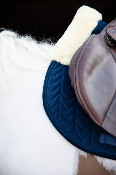 Kentucky czaprak Skin Friendly Velvet - granatowy