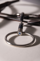 Velari wędzidło Snaffle Loose Ring Single Jointed Sweet Iron 14 mm