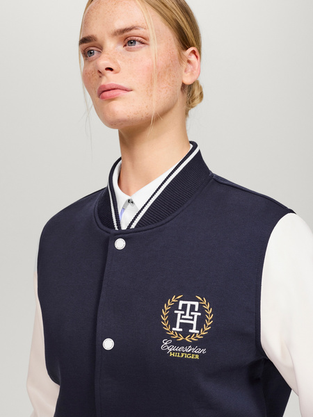 Kurtka Tommy Hilfiger Mayfield - granatowo-biała