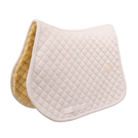 Kentucky czaprak Skin Friendly Saddle Pad Sheepskin Diamond - biały