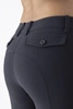 Damskie bryczesy Equiline Atirk z kolanowym lejem X-Grip - granatowe