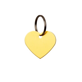 Kentucky zawieszka Heart do grawerowania - złota