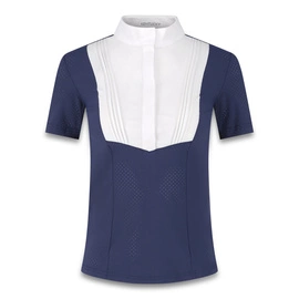 Damska koszula konkursowa z krótkim rękawem Kentucky Heritage Air - granatowa