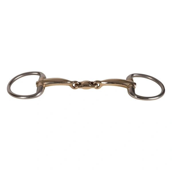 Velari wędzidło Eggbutt Double Jointed Sweet Copper 16 mm
