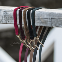 Smycz Kentucky Corduroy 1,2m - czerwona