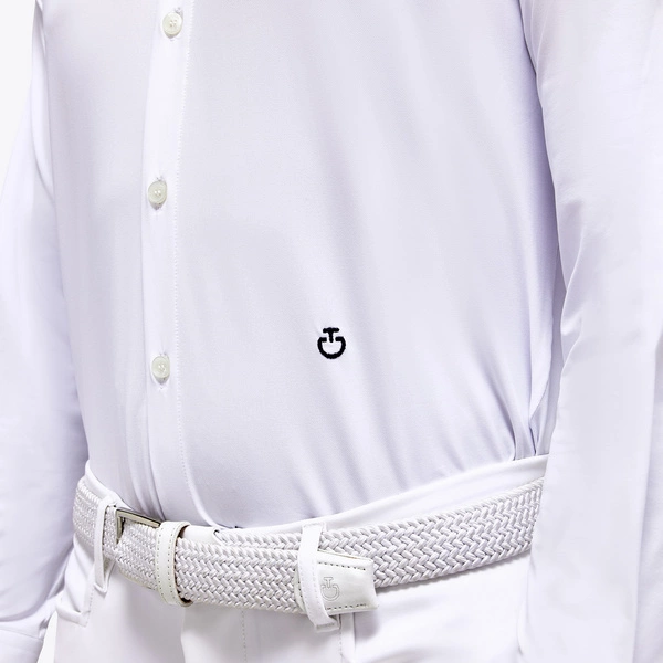 Męska koszula konkursowa Cavalleria Toscana Guibert - biała