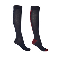 Skarpety Kingsland Classic unisex Logo 2-pak - granatowe