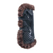 Kentucky Bamboo Vegan Sheepskin Tendon Boots Elastic na przednie nogi - czarne z brązowym futerkiem