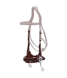 Hackamore Dy'on New English - brązowe