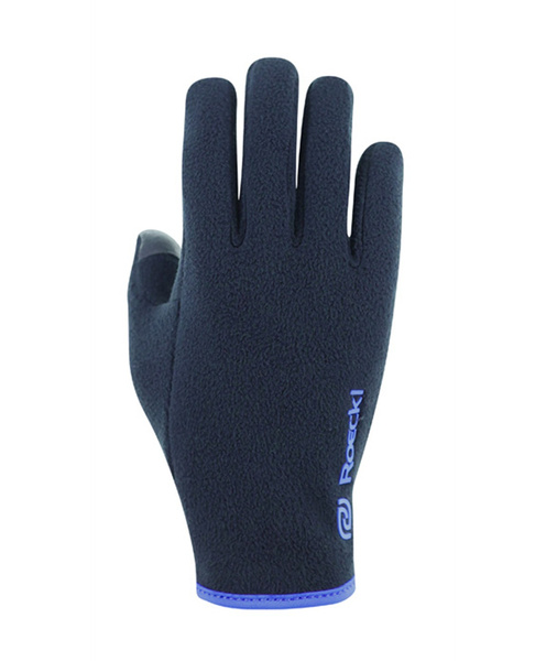 Rękawiczki zimowe ROECK-GRIP NOVILLE JUNIOR - czarny/niebieski