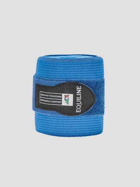 Bandaże treningowe elastyczno-polarowe Equiline - royal