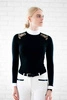 Koszula konkursowa Fleur de Lys Equestrian Ruby - czarna