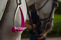 Strzemiona Veredus Vita Stirrup Steel1 - różowe