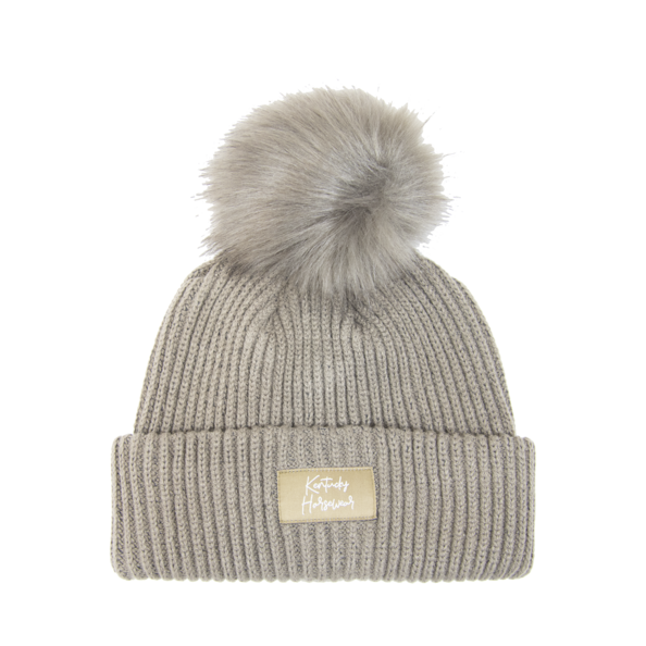 Czapka zimowa Kentucky Pompom - beżowa