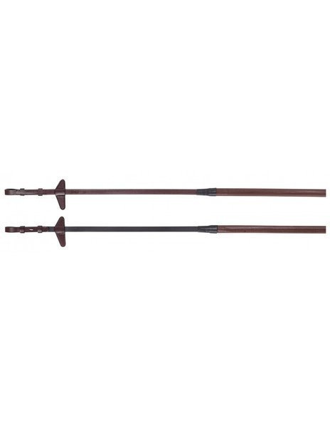 Gumowe wodze 4/8" Equiline RN0004 - brązowe