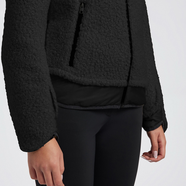 Bluza polarowa Cavalleria Toscana CT Teddy Bear Fleece - czarna