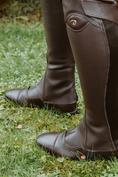 Sztyblety Dy'on Front Zipper - brązowe