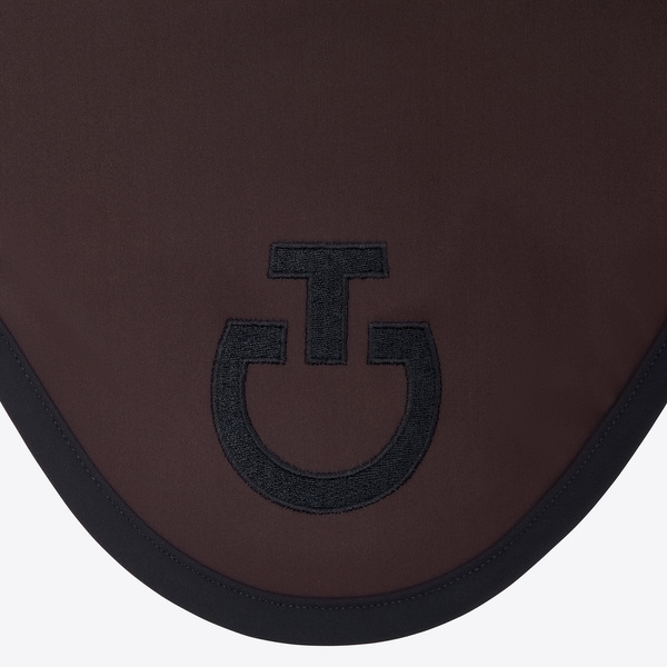 Nauszniki Jersey Stripe - brązowe