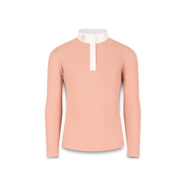 Dziewczęca koszula konkursowa Kentucky Tokyo z długim rękawem - pudrowy róż